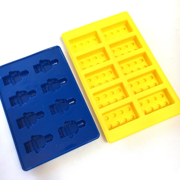 Lego Style Mini fig Candy or  Ice Cube Tray Mold Sorbus Silicone NWOT - Picture 1 of 9